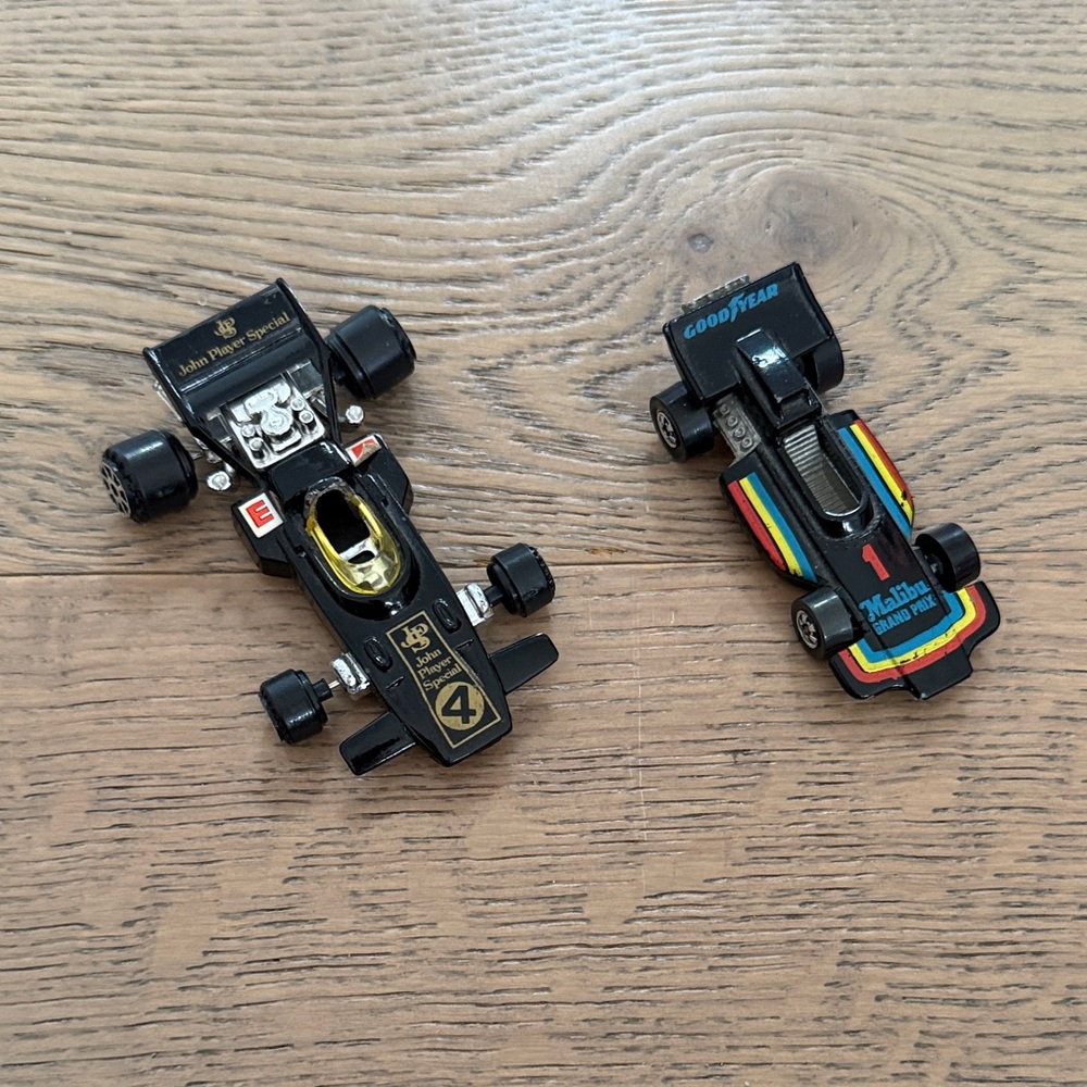 Hotwheels and summer f1 racing cars